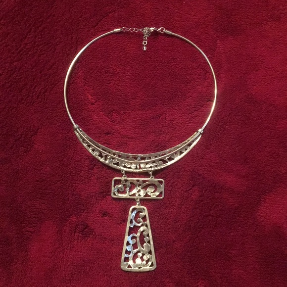 Fabulous filigree Fashion jewelry necklace - Picture 2 of 2